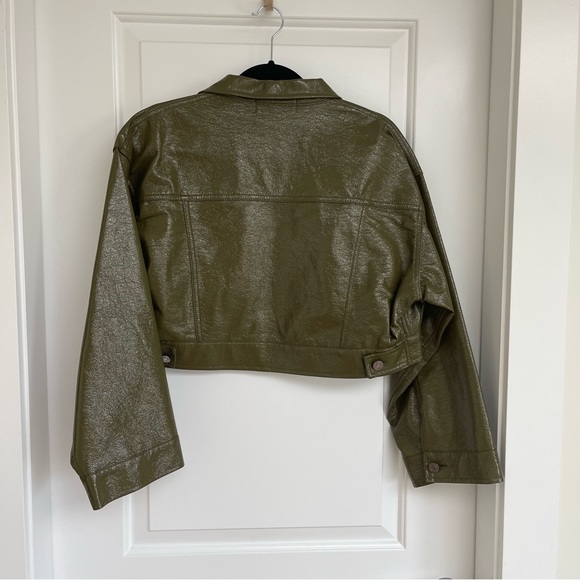 Stylenanda Vinyl Leather Jacket - Picture 5 of 6